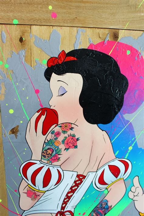 Sexy Snow White By Maxime Andriot Painting Acrylic