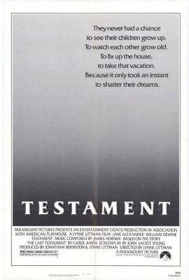 Testament Movie Poster - IMP Awards