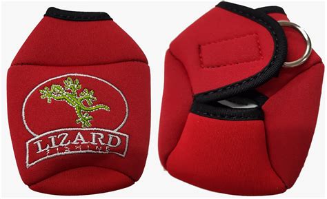 Capa Protetora Para Carretilha Em Neoprene Lizard Fishing Vermelho