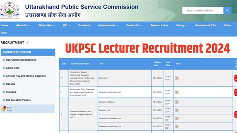 Ukpsc Lecturer Recruitment Notification Ukpsc Lecturer Vacancy