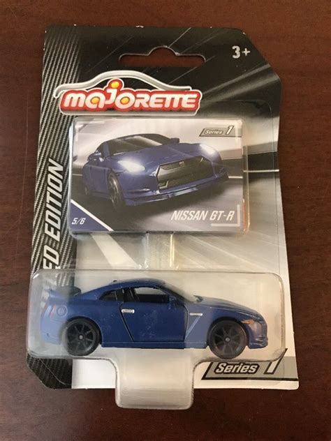 MAJORETTE LIMITED EDITION SERIES 1 NISSAN GT R BLUE 5 6 Majorette