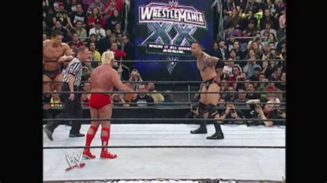 Evolution Vs The Rock N Sock Connection Handicap Match Wrestlemania