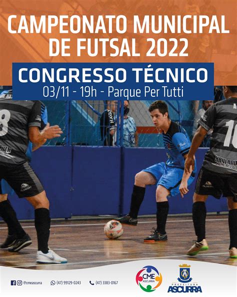 Campeonato Municipal De Futsal Em Ascurra Está Com As Inscrições Abertas Ecx Online