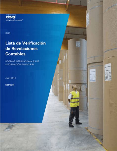 Lista de Verificación de Revelaciones Contables