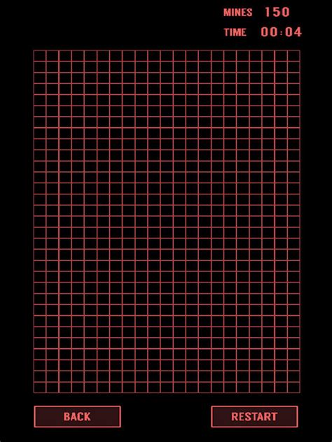 Minesweeper Classic Arcade Game Neon Face Iphone And Ipad Game