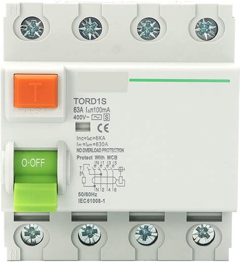 S Type Differential Switch Rccb Time Delayed Rcd Elcb Delay Type