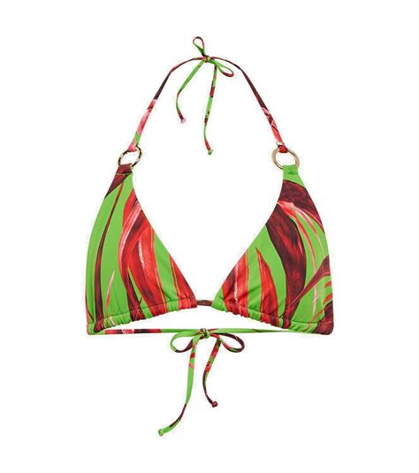 Louisa Ballou Women S Mini Ring Triangle Bikini Top In Endgame Louisa Ballou