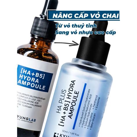 BẢN MỚI 50ml Tinh chất serum căng bóng da KYUNG LAB HA PLUS Shopee