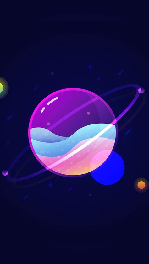 Neon Planet Aesthetic Wallpapers on WallpaperDog