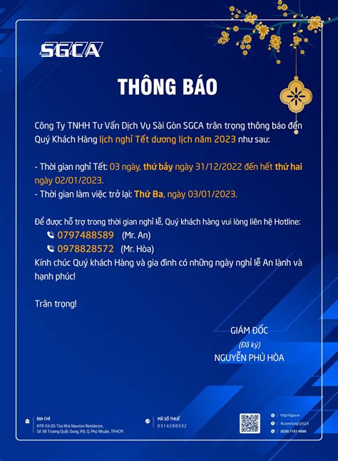 CÔNG TY TNHH TƯ VẤN DỊCH VỤ SÀI GÒN SGCA