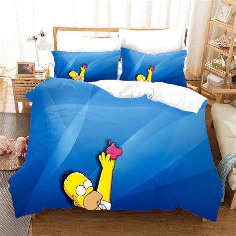 The Simpsons Collection Single Double Queen King Bed Quilt Cover Set Ebay