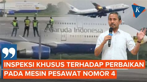 Mesin Pesawat Garuda Terbakar Saat Take Off Kemenhub Inspeksi Khusus