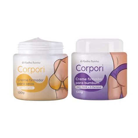 Kit Incr Vel De Creme Firmador Para Seios E Bumbum Abelha Rainha G