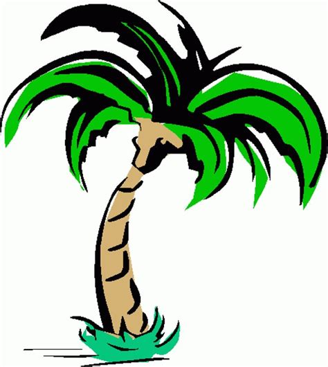 Cartoon palm tree clipart image - WikiClipArt