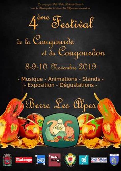 Festival De La Cougourde Et Du Cougourdon Berre Les Alpes Du Au