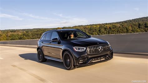 2020 Mercedes Amg Glc 63 Us Spec Front Three Quarter Caricos