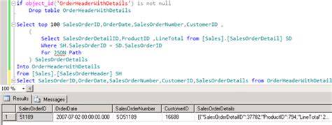 Transforming Json Data To Relational Data In Sql Server 2016