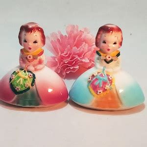 Vintage Salt and Pepper Shakers, Ceramic, Collectors/ Dining and ...