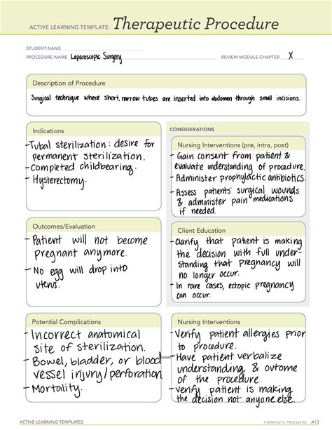 Therapeutic Procedure Alt Active Learning Templates Therapeutic