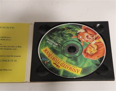 The Lion King Disneys Animated Storybook Pc Cd Rom Windows Interactive