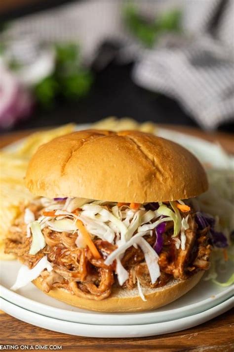 Crock Pot Pulled Pork Sandwich Recipe Best Pulled Pork Sandwiches