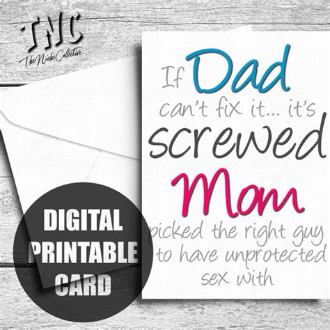 Naughty Fathers Day Cards From Wife Etsy México