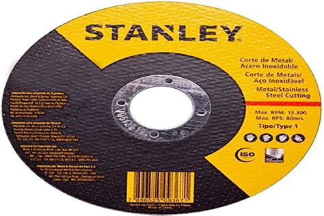 Stanley Disco De Corte Fino Abrasivo Metal E Inox Ferramenta