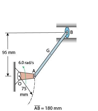 Crank OA Rotates With A Constant Counterclockwise Angular Velocity Of 6