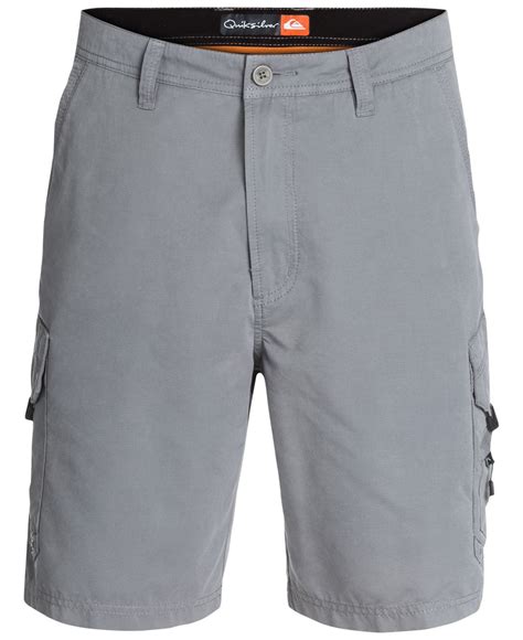 Quiksilver Waterman Mens Maldive Cargo Shorts In Gray For Men Army