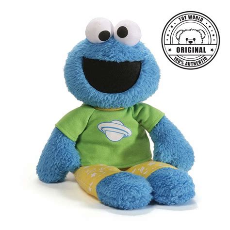 Sesame Street Cookie Monster 16" PJ Pal Plush - Toy World Malaysia