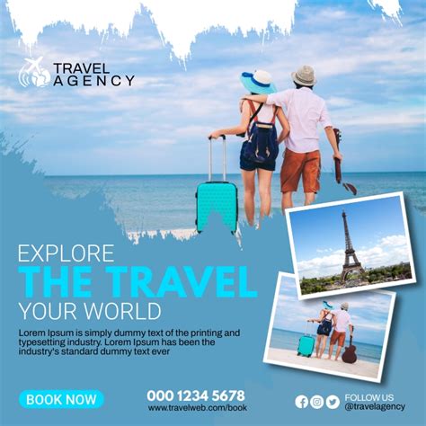 Travel Agency Ad Template Postermywall