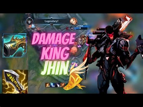 Wild Rift Jhin Damage King Carry Vs Duo Lane Patch New Items