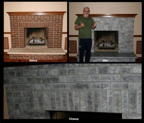 Concrete Stain Brick Fireplace Mriya Net