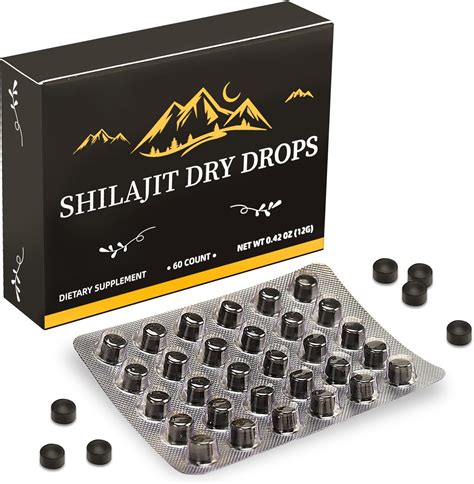 Amazon Shilajit Pure Himalay Resin Dry Drops Tablets Himalaya