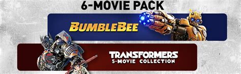 Bumblebee Transformers Ultimate 6 Movie Collection Blu Ray Amazon