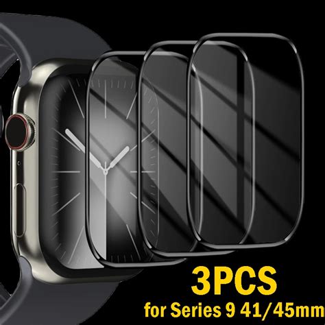 Protectores De Pantalla Curvos D Para Apple Watch Piezas Mm Mm