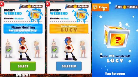 Subway Surfers Miami Wordy Weekend Lucy Gameplay On Ios Youtube