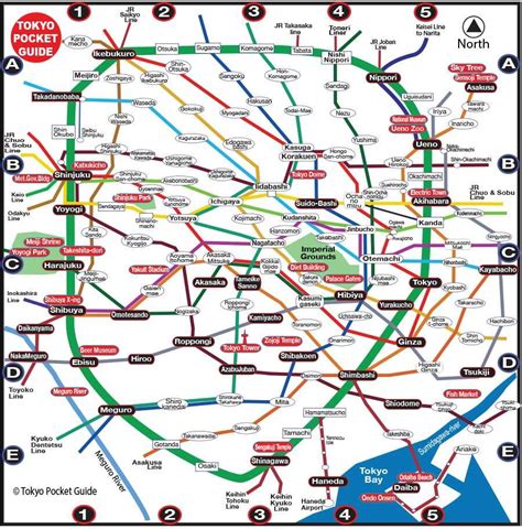 Tokyo Pocket Guide Tokyo Tourist Map With The Best Tourist Attractions