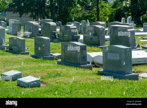 Smith Island Ferry Trip - Smith Island Methodist Church Graveyard Stock ...