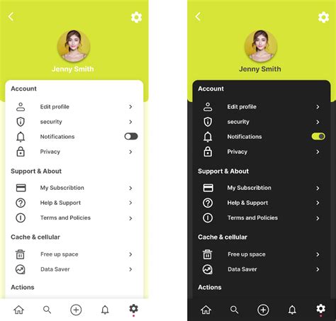 Profile Settings Figma