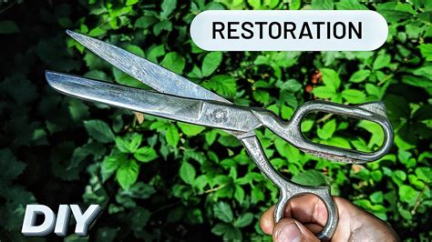 Restoration Of Old Scissors Rust Removal Rusty Restoration Diy