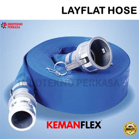 Jual Selang Irigasi 2 Inch Kemanflex Sunny Hose Layflat Hose 50