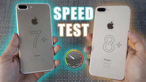 Iphone Plus Vs Iphone Plus Speed Test Youtube