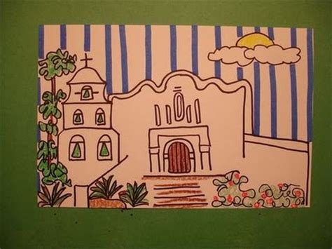 Let S Draw A California Mission Youtube