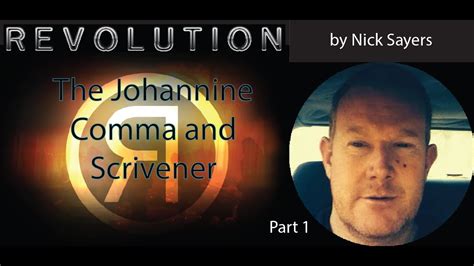 Johannine Comma And Scrivener Part 1 YouTube