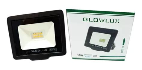 Proyector Reflector Led 10w Luz Fría Glowlux E A