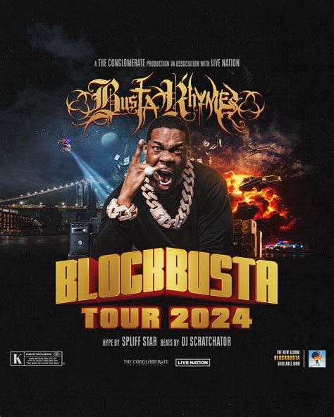 Busta Rhymes Announces 2024 Blockbusta Tour