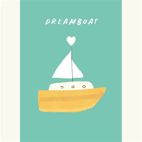 Dreamboat Valentine S Day Greeting Card From Conor Langton