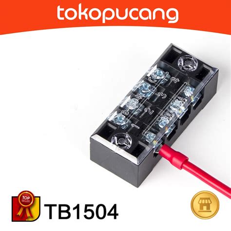 Jual Terminal Block TB1504 TB 1504 Blok Kabel Panel Mounted TB 1504