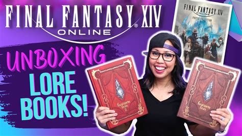 UNBOXING The Final Fantasy XIV Encyclopedia Eorzea Lore Books And